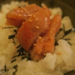 酒菜坊 橋蔵 - だし茶漬け＜明太子＞　ズームアップ