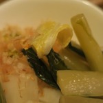 酒菜坊 橋蔵 - お新香盛り合わせ　ズームアップ