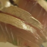 酒菜坊 橋蔵 - しまあじ刺　ズームアップ