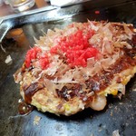 お好み焼・焼そば 風月 - デラックス玉です。