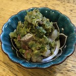 旬ものと日本酒 とみ笑 - ふきのとうのなめろう