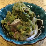 旬ものと日本酒 とみ笑 - ふきのとうのなめろう