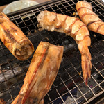 浜焼き海鮮居酒屋 大庄水産 - 《大海老開き焼き》918円 ×2