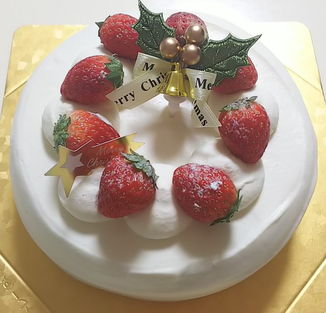 予約したクリスマスケーキ By ふ み アミンチ Aminchi 松原 カフェ 食べログ