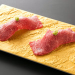 Grilled wagyu beef white nigiri 1 piece