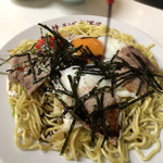 Yonezawaya - 《大盛肉玉子》600円
                        ソースはあとがけ