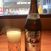 馬桜 下通り店 - 「アサヒスーパードライ中瓶」700円(税別)