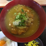 はりま家 - カツカレー丼 上から