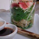 ロコディッシュ - 焼きなすとイチジクのパフェ。