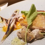 ファリナモーレ - ◆「庄内彩鶏のココナッツオイルコンフィと赤ネギのグリル」