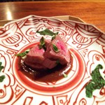 中島町倶楽部 - 博多和牛イチボ、赤味噌とフォンドボー