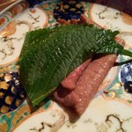 中島町倶楽部 - リブロースと荏胡麻の葉