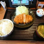 ごはん処 かつ庵 - ロースカツ定食（120g）