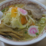 ラーメンめん丸　新国道店 - 料理写真:塩野菜ラーメン　750円