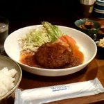 かんすけ - 佐賀牛のハンバーグ定食