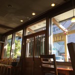 チャヤ ジャルディーノ シロヤマ - 店内（座席より右まわり）➡