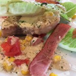 チャヤ ジャルディーノ シロヤマ - ★Special Set（1680円）パスタ変更（100円）★メカジキのソテー シーザーサラダ仕立て