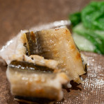 うを徳 - 2018.12 対馬穴子白焼き 京都白菜（しろな）