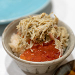 うを徳 - 2018.12 新潟松葉蟹とイクラの「カニイクラ」ミニ丼