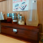 いなば製麺 - カウンター席