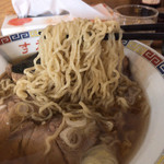 米沢ラーメン すえひろ - 細ちぢれ麺