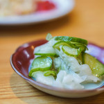 宝来家 - "葅（にらぎ）"、胡瓜（きうり）、白菜（はくさい）の糠漬（ぬかづけ）