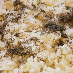 鮨松榮 - 天然とらふぐ出汁のご飯 黒トリュフ添え