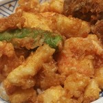 天丼 金子屋 - 天バラ丼1050円