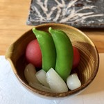 天ぷら 小泉 - 地物野菜、素晴らしい