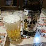 ラーメン王 - 瓶ビール（アサヒスーパードライ）
