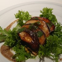 レストラン リューズ - 椎茸のタルト仕立て