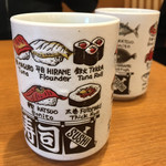 とんかつ八千代 - お茶のみも築地の時と同じでほっこりしました。