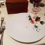 イル ギオットーネ - オマール海老と2色のかぶら蒸し　キャビア