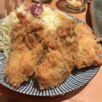 とんかつ檍 - 牡蠣フライ 単品¥1000