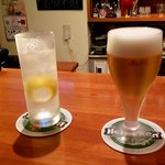 紗慕斎酒場 K's Club - ビールとレモンサワー(9月)