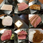 肉山 仙台 - お肉の集合写真