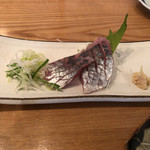 旬菜 すがや - 常連さんの釣り鰺