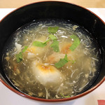 和久 - 3.椀替:餅と松葉蟹の葛あん仕立て 芹('18.12月中旬 夜)