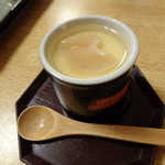 意気な寿し処阿部 - フカヒレのせの茶碗蒸し！