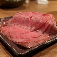 炭火焼肉 なかはら - 手切りでこのカットは芸術