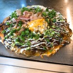 平の家 - 府中焼き辛麺中サイズ(800円)+マヨネーズ(30円)税込み