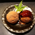 nagoyakoshitsuizakayanikuyanomikuni - チョコレートアイス
