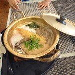 猪谷勉強堂 - 鍋焼うどん