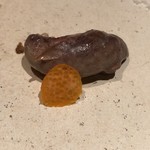 ろっかん - 横山さんの鰻の新仔の肝の昆布〆