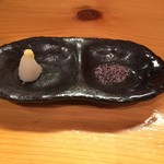 手酌割烹 てら田 - 揚げ物薬味