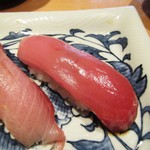 寿司栄 華やぎ - メジマグロ。