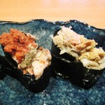 寿司栄 華やぎ - 香箱蟹・蟹。