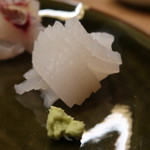 花いち - あをりいか、隠し包丁が綺麗♪