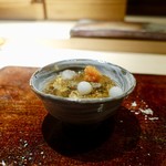 菊鮨 - ［2018/12］酒肴⑦ 佐賀県いろは島産かきの酢醤油ジュレがけ