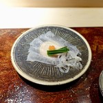菊鮨 - ［2018/12］酒肴② とらふぐのお造り